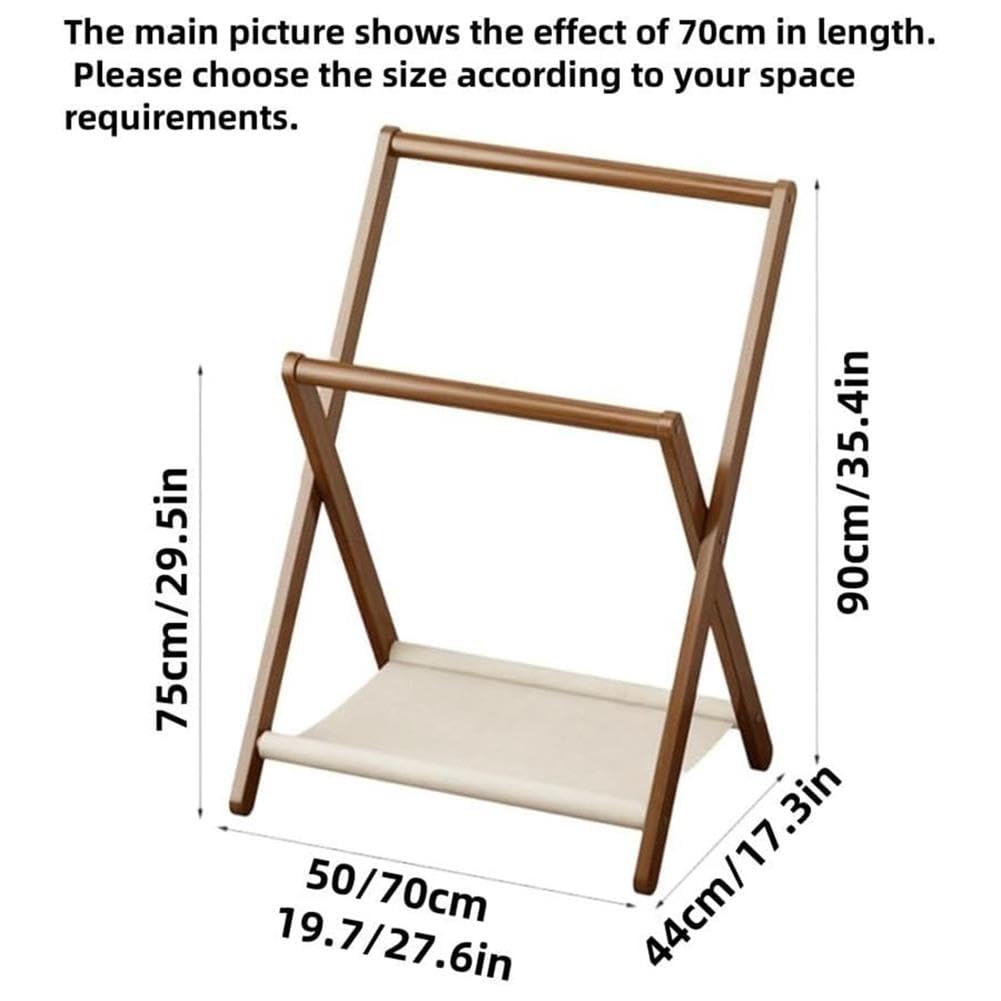 Attaccapanni legno appendiabiti pieghevole stand da terra