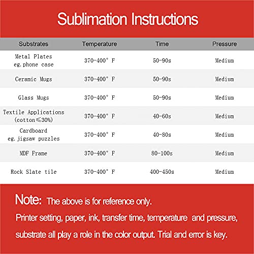 Sublimation Paper 100 Sheets Sublimation Ink Transfer Paper 8.27X11.7 Inches For Heat Transfer Mug,T-Shirt,Light Fabric Diy #TOP2