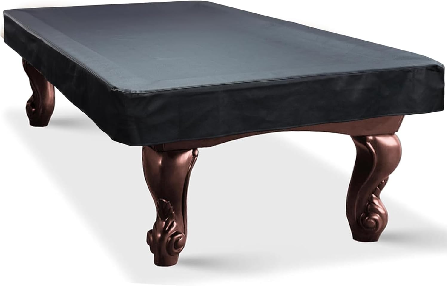 Billiard Pool Table Cover - Waterproof & Durable Protection for 7ft, 8ft, 9ft Tables - Easy-Clean Surface for Indoor & Outdoor Use, Home & Club Pool Players，8ft Black