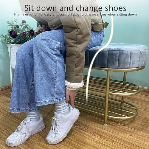 Meuble d'appoint ottoman avec rangement à chaussures pour optimiser l'espace - 6
