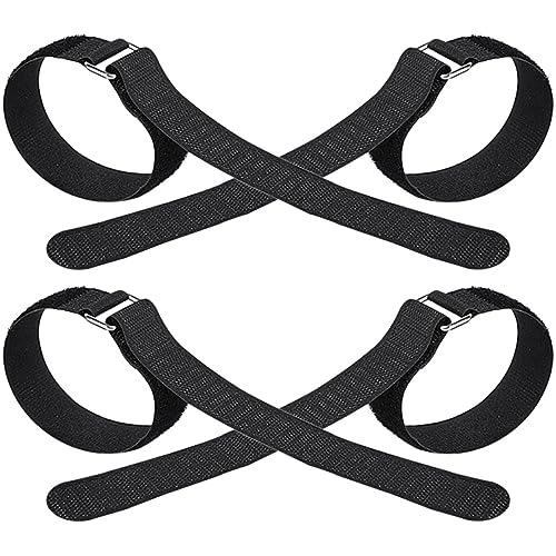 BESPORTBLE 4Pcs Shoe Traction Straps for Enhanced Stability Ice Durable Non Slip Crampons for All Shoe for Winter Activities and Outdoor Workers