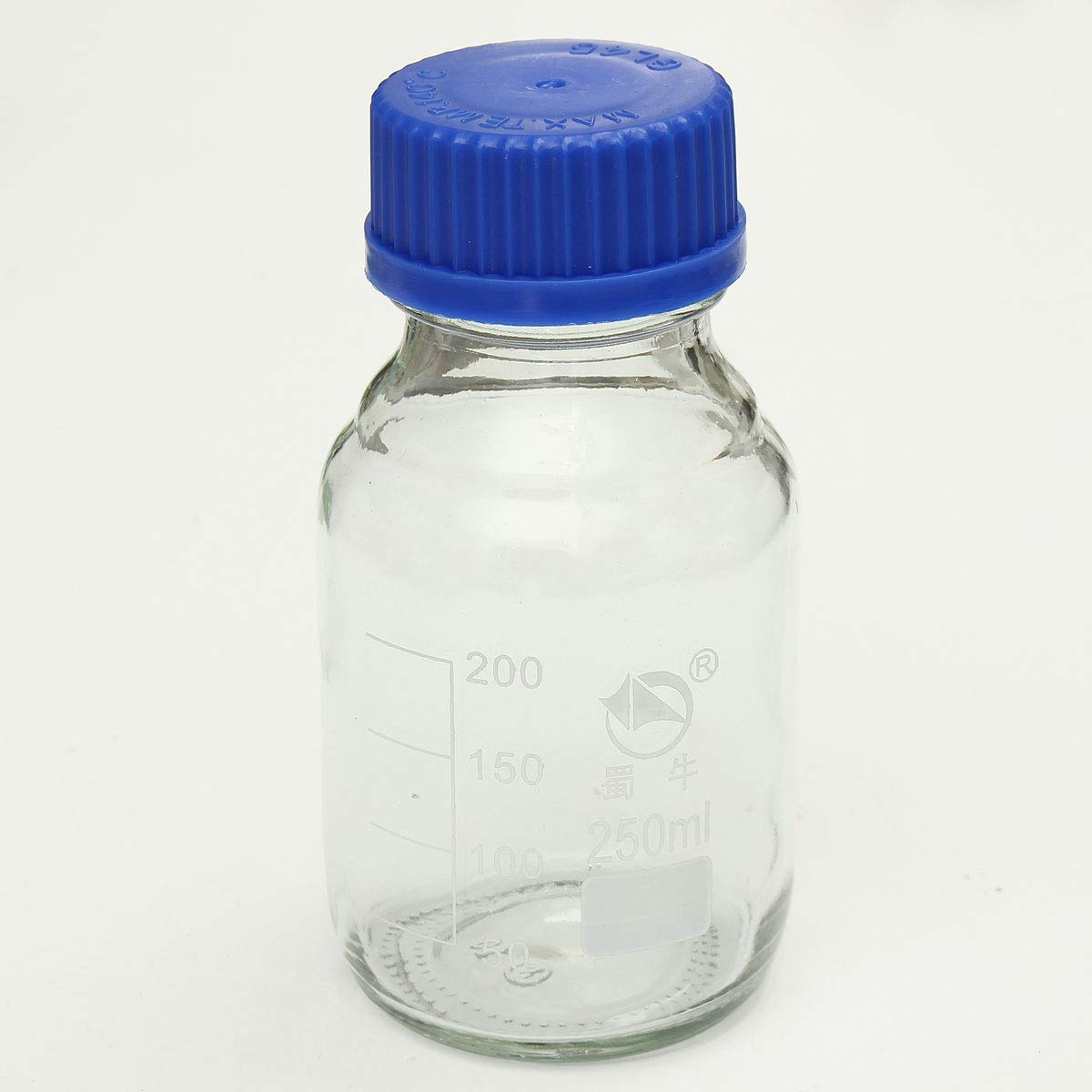 VIDOO Experiment Glas Reagenz Flaschen Blau Schraubkappe 100Ml 250Ml 500Ml 1000Ml- 500Ml