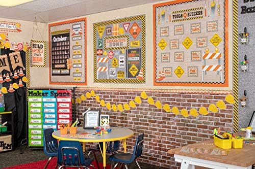 Teacher Bulletin Board Set MINI Under CONST Tools for Success 31 PCS image 4