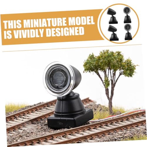 ADOCARN 3 Sztuki Częściowy Miniaturowych Świateł Drogowych Do Makiet Kolejowych Trwały Model Sygnalizacji Świetlnej z Materiałów DIY Dekoracja Architektoniczna Do Piaskownicy i Kolejek