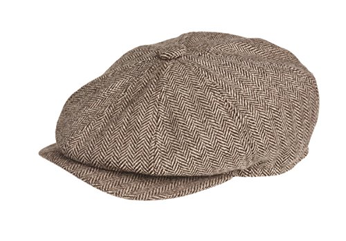 Gorra tipo Ascot de lana al 100%, marca Peaky Blinders