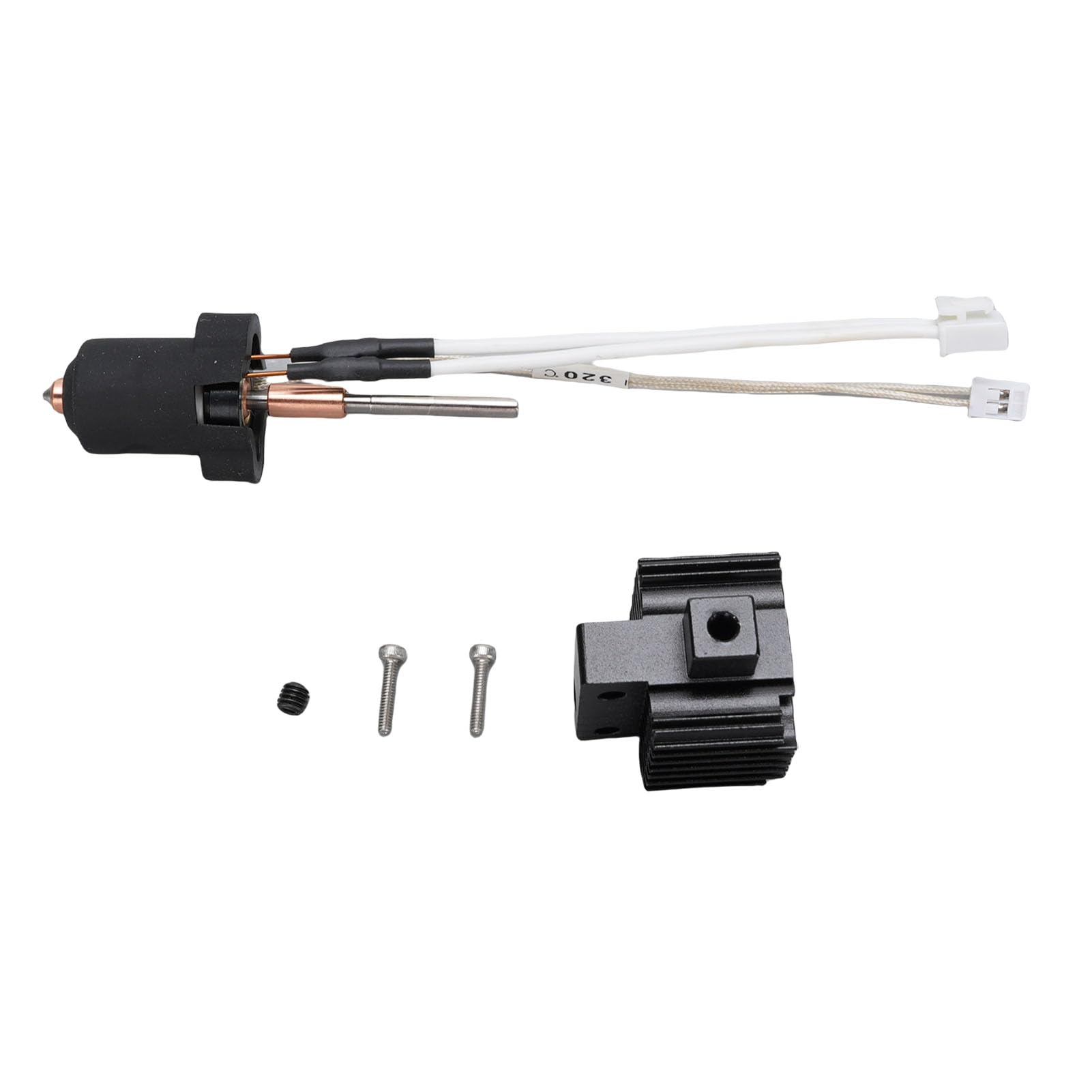 Fockety Kit de Tête d'Impression 3D pour Ender 3 V3 Plus, Buse 0,4 mm, 60 W, Chauffage Céramique
