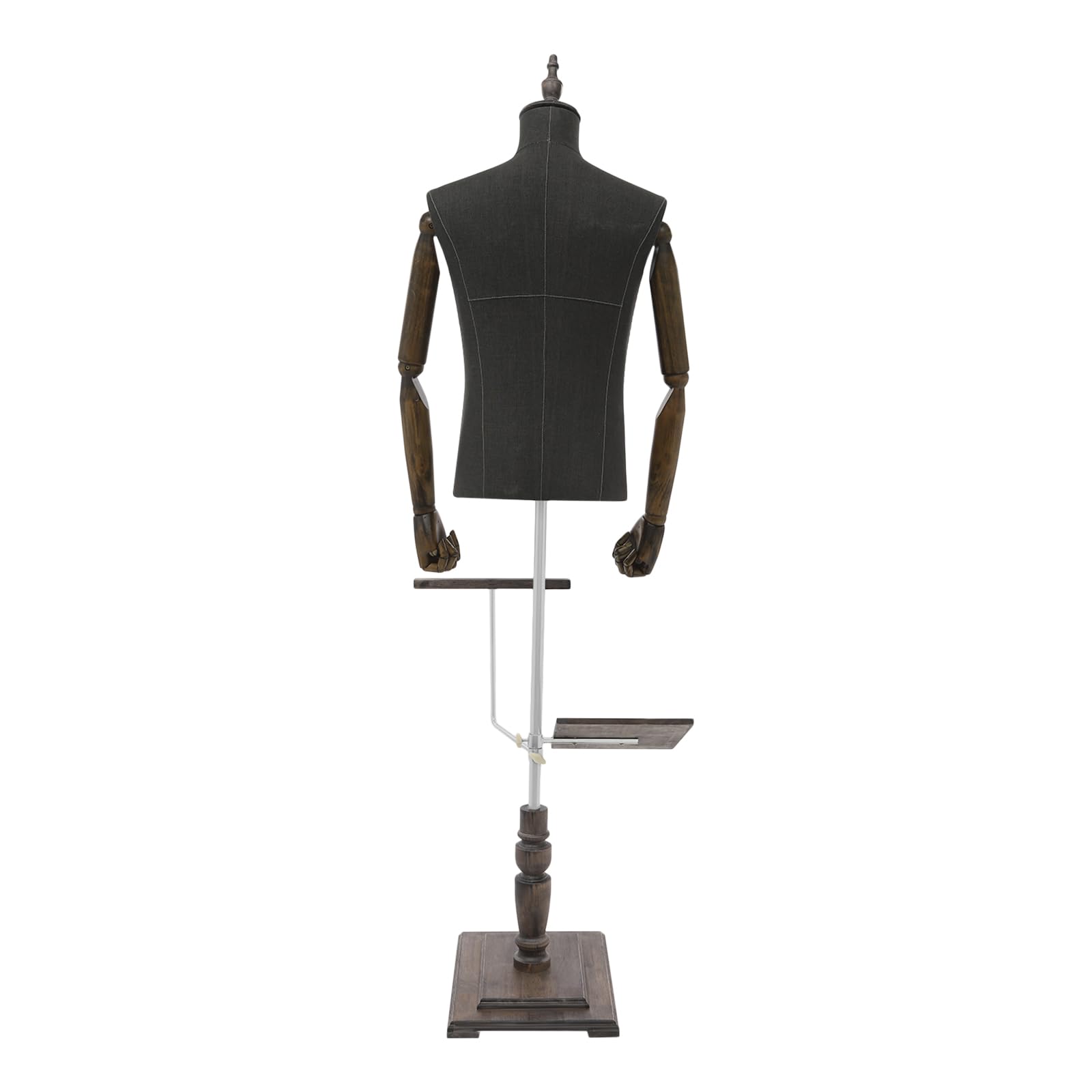 Maniquí de sastre para hombre, maniquí para tiendas de ropa, maniquí de altura ajustable, maniquí de escaparate adecuado para boutiques, grandes almacenes, sastrería y tiendas de ropa