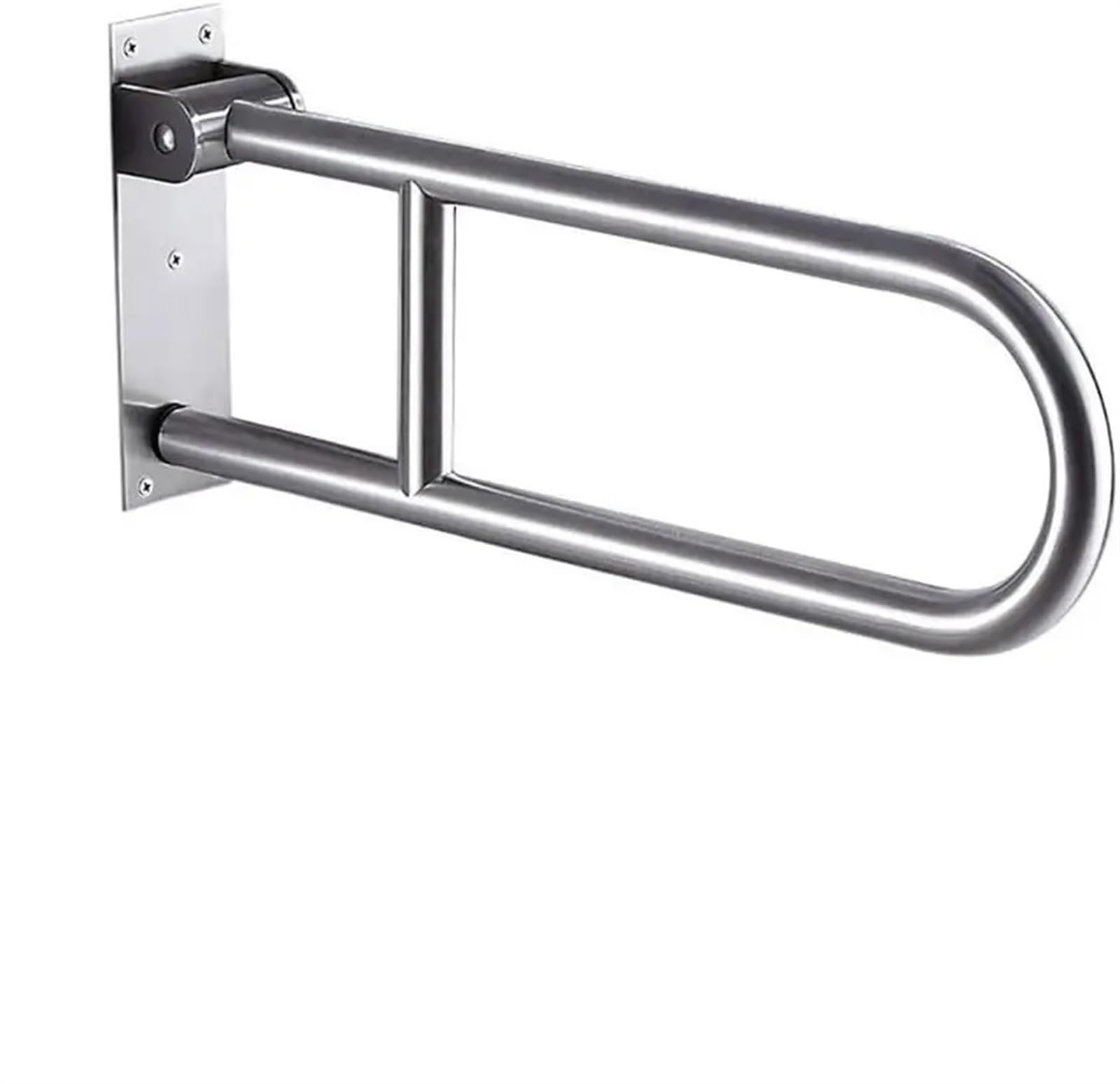 Padgcnor One Color Folding Bathroom Toilet Grab Rail U-Shaped Bathroom Safety Grab Bar Armrest Folding Handrails Elderly Disabled Pregnant Bathtub Handle