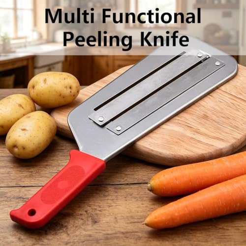 Image of Stainless Steel Cabbage Slicer Knife, Vegetable Cutter Tool for Coleslaw Maker, Manual Salad Chopper for Lettuce, Cabbage and Vegetables, Kitchen Cutting Tool for Home Cooking