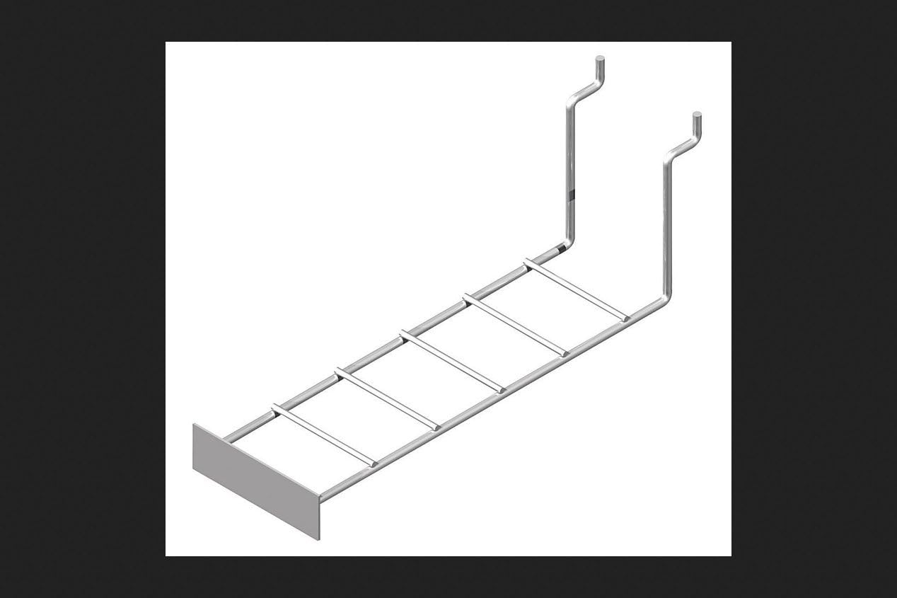 Shelf Bracket And Corner Iron Small Display Rack 12 In. L X