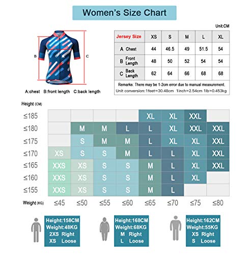 Mysenlan – Calça feminina de ciclismo, jérsei e shorts, acolchoada em 3D, manga curta, camiseta de c