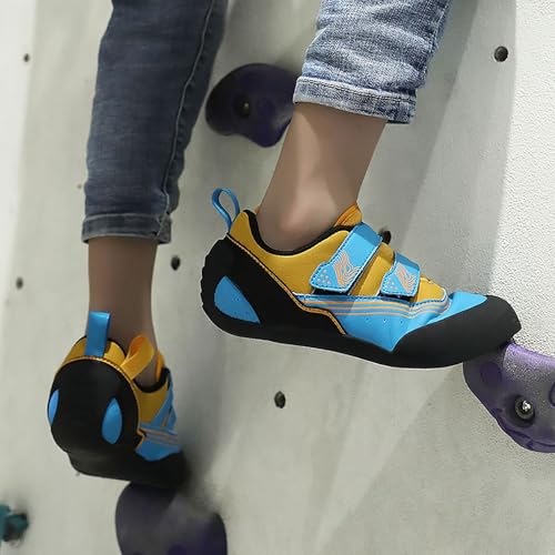 Image of Climbing Shoes Mens Light Anti-Slip Indoor Outdoor Rock Climbing Sneaker for Beginners Professional Climbers