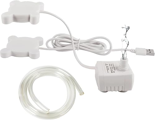 FluxoWireless - Bomba de agua pequeña para acuario de inducción inalámbrica para tanque de 5 galones y menos ultra silenciosa de 4.5 W, bomba