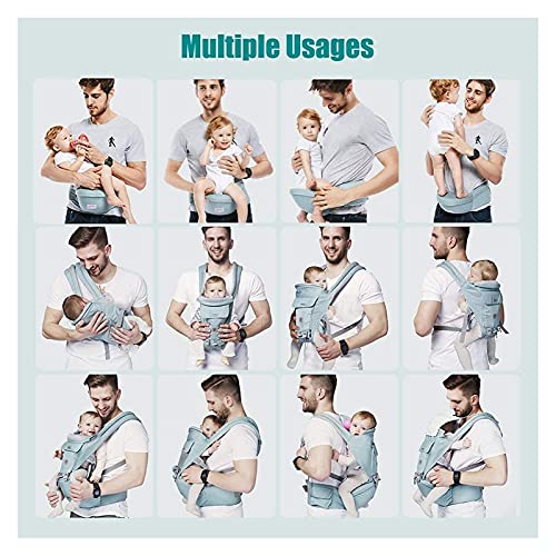 HXR kinderwagen 3 in 1 Babycarrier Multifunctionele heupdrager Voor- en achterkant Heup Seat Eenvoudig uit te gaan… - Image 8