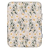 MoKo 9-11 Zoll Bestickt Daisy Sleeve Tasche für New 11-inch iPad Pro M4/iPad Air M2 2024, iPad Air 5/4/3 10.9