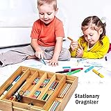 MASS DYNAMIC Cutlery Drawer Organiser, Expandable Bamboo Cutlery Tray for Kitchen Utensil, Adjustable Silverware and Flatware Holder, 7 Slots Storage for Spoons Forks Knives - Image 7