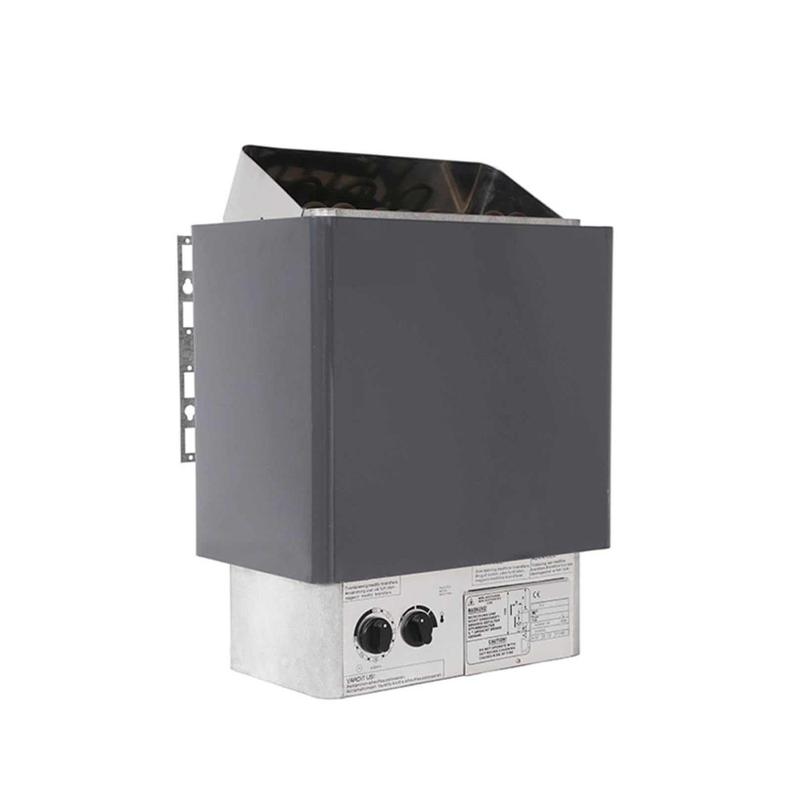 Riscaldatore elettrico per sauna da 6 kW con controllo digitale, stufa per sauna a vapore secco e umido per uso domestico, forno per sauna compatto con timer e protezione contro il surriscaldamento.