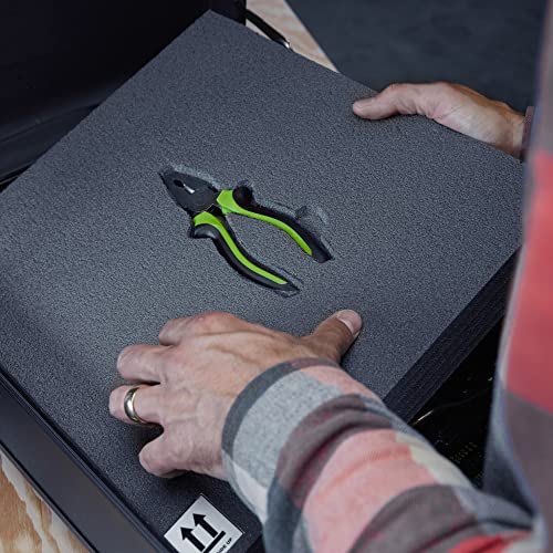 Inlay pour tiroir de rack 2U en mousse découpable grise Adam Hall - 7