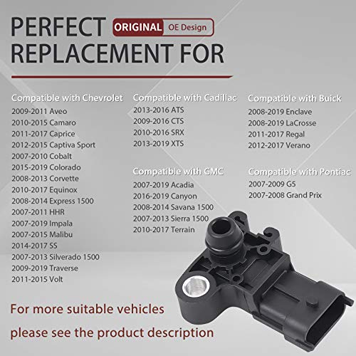 image for OTUAYAUTO 55573248 Map Manifold Absolute Pressure Sensor- Replacement 