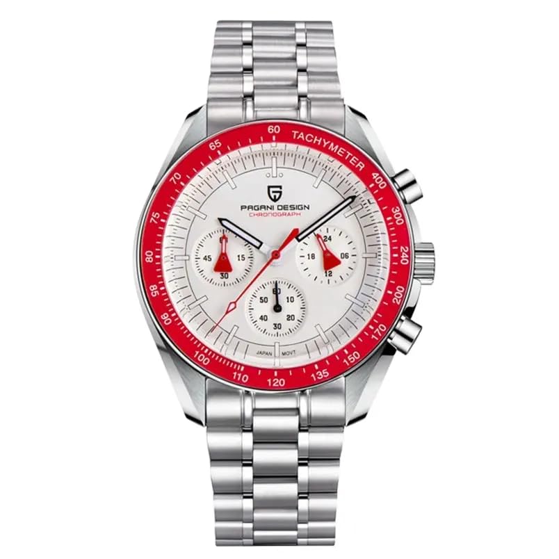 PAGANI DESIGN PD 1701 Moon Watch Chronograph Quartz Watch Sapphire Crystal 200m Waterproof Luminous Mens Wrist Watch (B0CHZP823B) Amazon Price History, Amazon Price Tracker