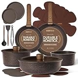 CAROTE 21PCS Pots and Pans Set Non Stick with...