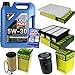 Produktbild QR-PARTS 69381754 Filter Set Inspektionspaket 5 Liter Motoröl Longtime High Tech 5W-30 MANN-FILTER Innenraumfilter Kraftstofffilter Luftfilter Ölfilter