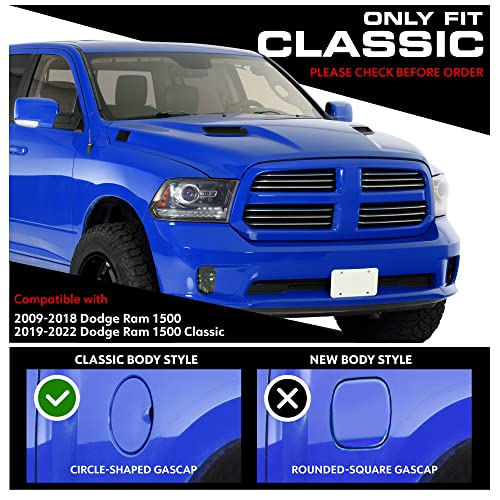 Tyger Auto T3 Soft Tri-Fold Truck Bed Tonneau Cover Compatible With 2009-2018 Dodge Ram 1500 | 2019-2022 Classic Only | Fleetside 5'7" Bed (67") | Without Rambox | Tg-Bc3D1015 #TOP2