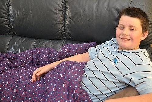 Climagel Weighted Blanket - Size Lap 2-11lbs Yellow Bubbles