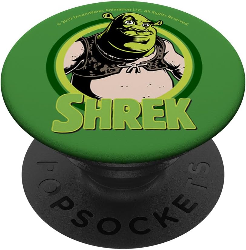 Shrek Title Circle Portrait PopSockets MagSafe PopGrip for iPhone