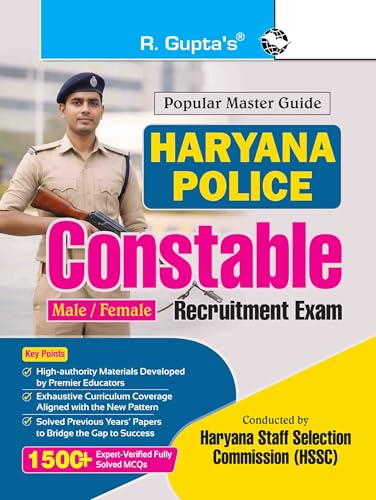 Image of HSSC: Haryana Police Constable (Male /Female) Recruitment Exam Guide: Constable Recruitment Exam Guide
