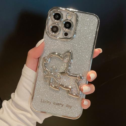 Coque de luxe pour iPhone 12 Pro Max avec finitions galvanoplastie argent brillant