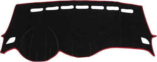 Miniatura 8 de Cubierta de salpicadero compatible con Chevy Trax 2017-2020, tapete de poliéster duradero azul para tablero delantero