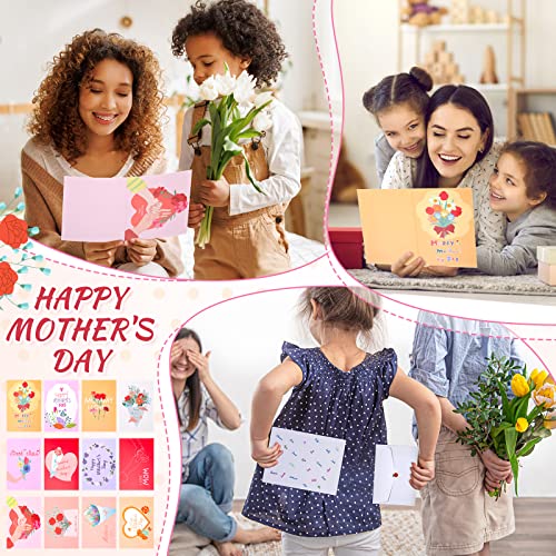 Fuutreo-180-Pack-Mothers-Day-Card-Assortment-with-180-Envelopes-and-180-Cute-Stickers-Floral-Mothers-Day-Greeting-Cards-Blank-Inside-for-Mothers-Day-Birthday-Supplies-4-x-6-Inch-12designs Fuutreo 180 Pack Mothers Day Card Assortment with 180 Envelopes and 180 Cute Stickers Floral Mothers Day Greeting Cards Blank Inside for Mothers Day Birthday Supplies 4 x 6 Inch 12designs
