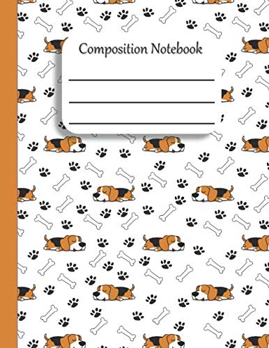 COMPOSITION NOTEBOOK : Beagle: College Ruled Composition Book for Beagle lover