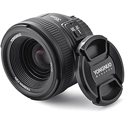 Objetivos Gran Angular Para Nikon YONGNUO YN35 35mm F2.0 gran angular Primer de lentes grandes abertura Manual de enfoque automático AF MF para Nikon Cámaras DSLR + WINGONEER difusor de flash