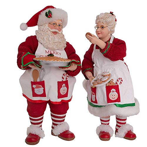 Kurt S. Adler Mr. and Mrs. Santa Set