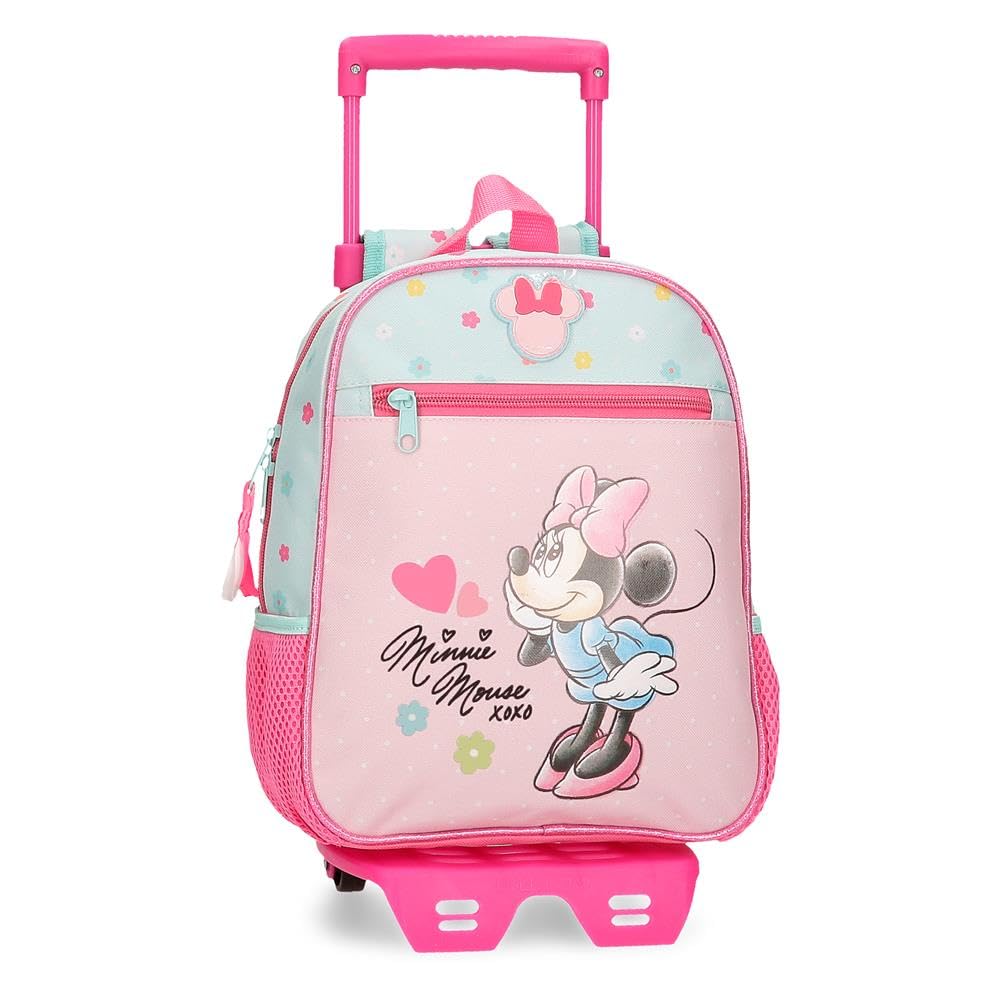 Disney Disney Joumma Bags, Minnie Imagine, Schulrucksack, Kinderrucksack, aus Polyester, breite verstellbare Schulterriemen, oberer Griff Zum Aufhängen.