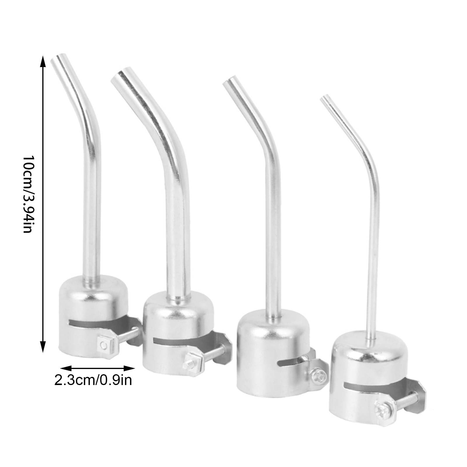 Buse de Pistolet à air Chaud, Buse de Pistolet Thermique en alliage d'aluminium, Kits de remplacement de buse de pistolet thermique, pour 850 850A 852 852D 852D Pistolet à Chaleur (3/4/5/6/8mm)