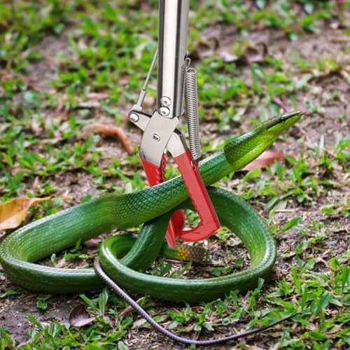 Image of 50in Snake Grabber, Collapsible Snake Tongs with Wide Jaw