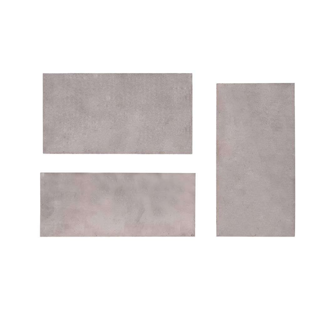 DEF Manganese Steel Cabinet Scrapers Tool, High-strength and Wear-resistant, including 2.5” x 6” 2.5” x 4.7” 2.5” x 4.76” for Woodworking Scraper, Set of 3