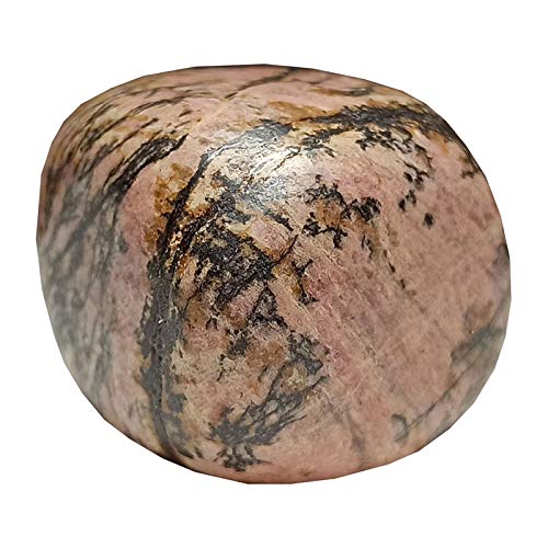 Aldomin Pink Rhodnite Healing Crystal Natural Energized Chakra Reiki Tumble Stone (40 To 50 Gram)