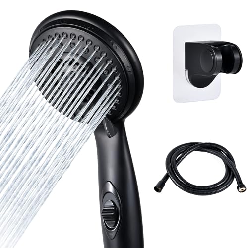 Top 10 Best Shower Head for Rv: Ultimate Review 10 High Pressure RV Shower Head w/Hose - 5-Spray RV Shower Head Kit Replacement w/ON/OFF Pause, Interior Showerhead for RVs, Campers, Fifth Wheels, Motor Homes, Travel Trailers, Boats, Matte Black