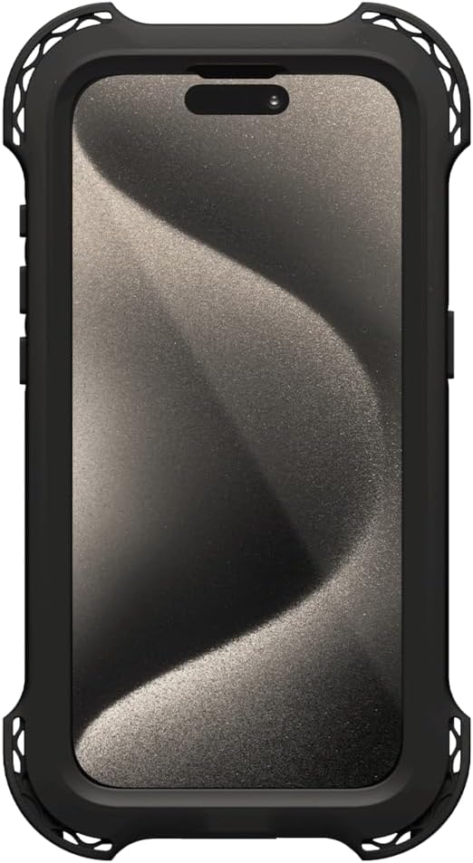 CASETiFY Bounce Extreme iPhone 15 Pro Max Max Case [5X Military Grade Drop Tested / 9.8ft Drop Protection/Waterproof/Compatible with Magsafe] - Black