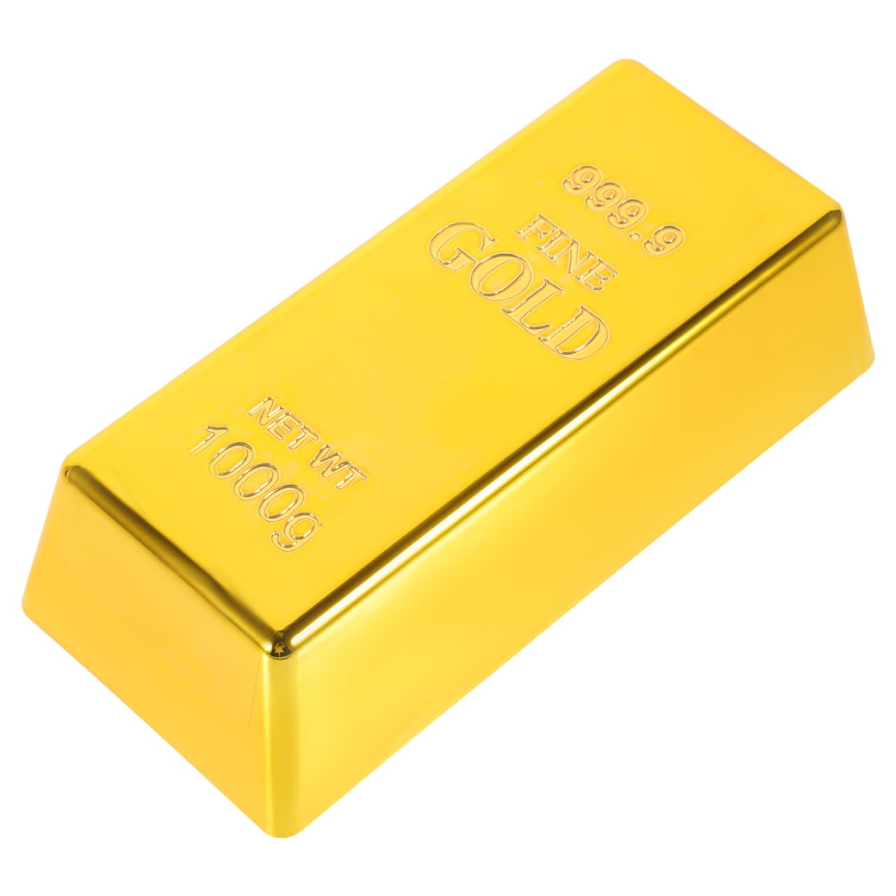 Kisangel Fake Gold Bar Golden Brick Replica Bullion Decorative Movie Prop Novelty Gift Pirate Party Supplies