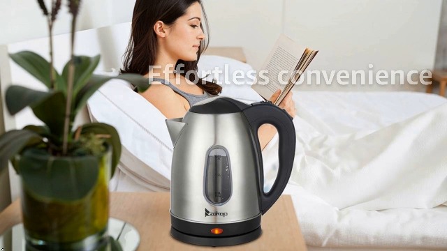 Tetera eléctrica acero inoxidable 1.5 litros seguro y rápida miniatura 7