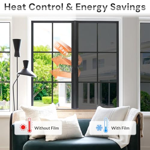 Rabbitgoo B0D1X7ZQKL One Way Window Film Daytime Privacy Mirror Window Tint thumb #4