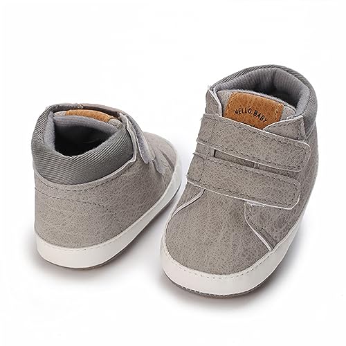 Image of E-FAK Baby Shoes Boys Girls Infant Sneakers Non-Slip Rubber Sole Toddler Crib First Walker Shoes