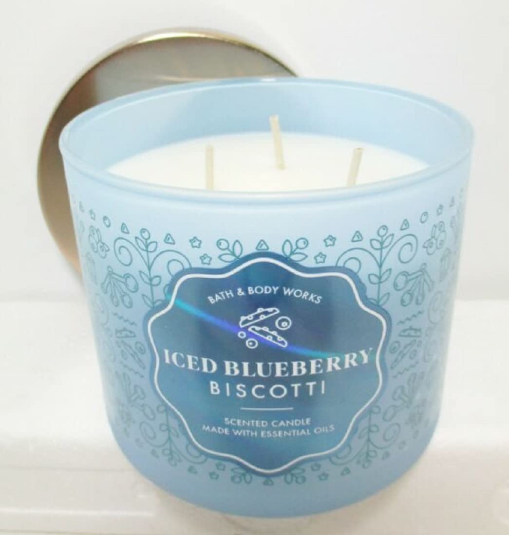 Bath & Body Works Iced Blueberry Biscotti 3芯キャンドル