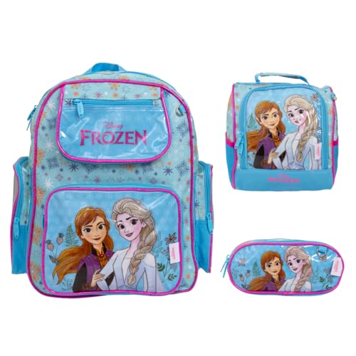 Kit Mochila Infantil Costas Feminina Filme Princesas - Lancheira + Estojo
