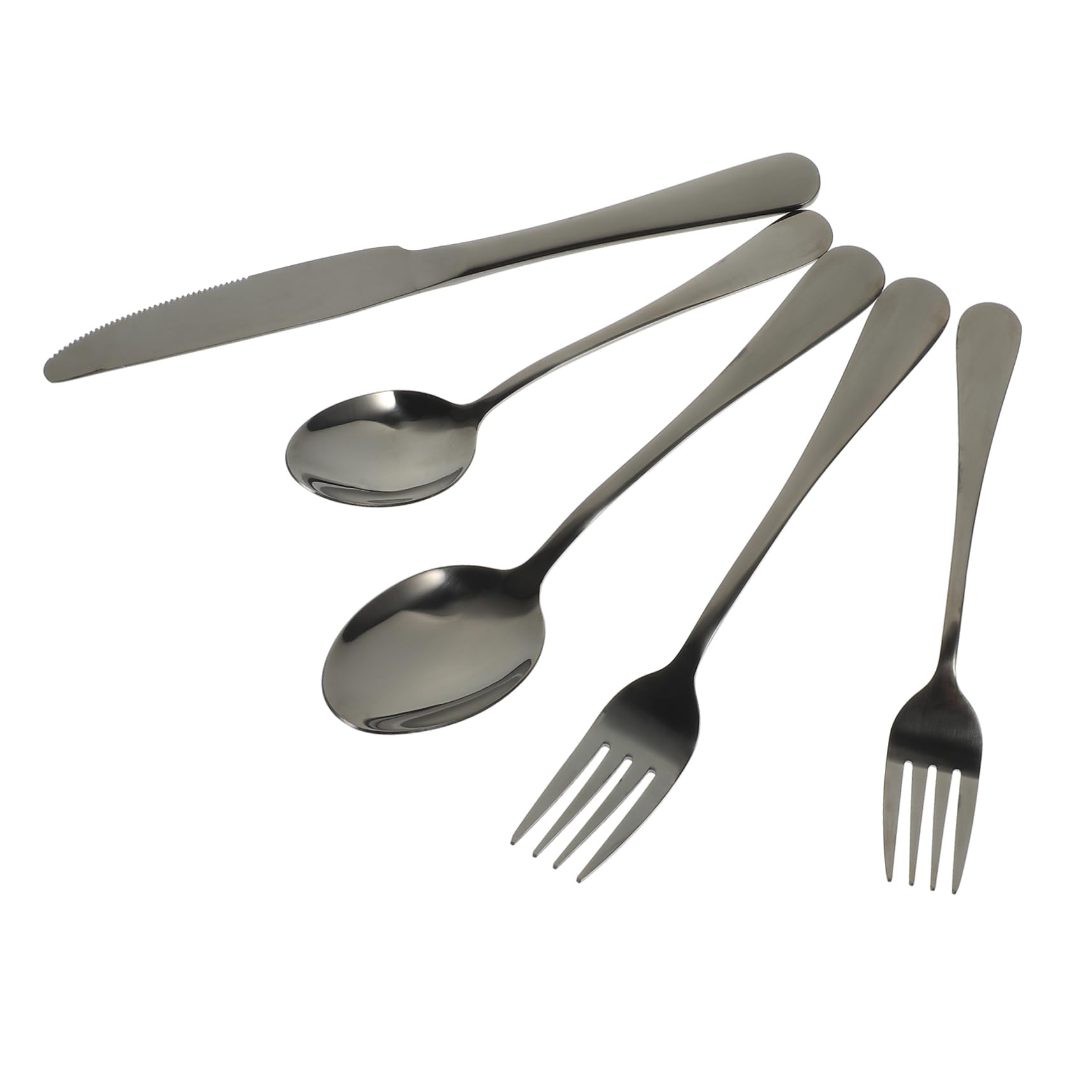 Garneck Essential Kitchen Forks and Spoons Set Serving Utensils Silverware Set Dinnerware